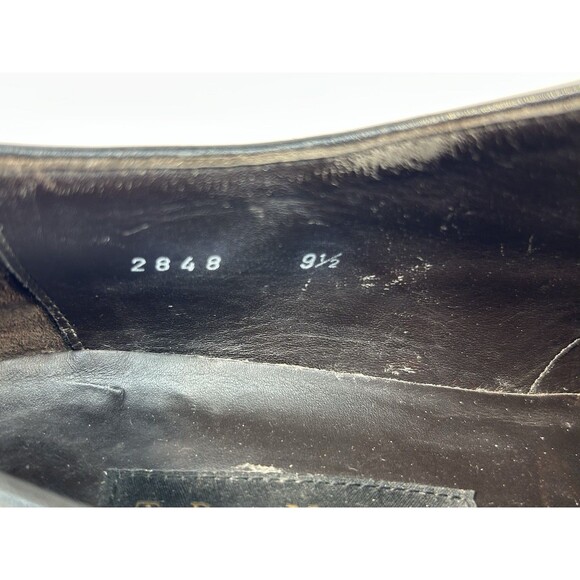 To Boot New York Lace Up Mens 9.5 Brown Leather Cap Toe Dress Shoes Adam Derrick - Picture 12 of 12